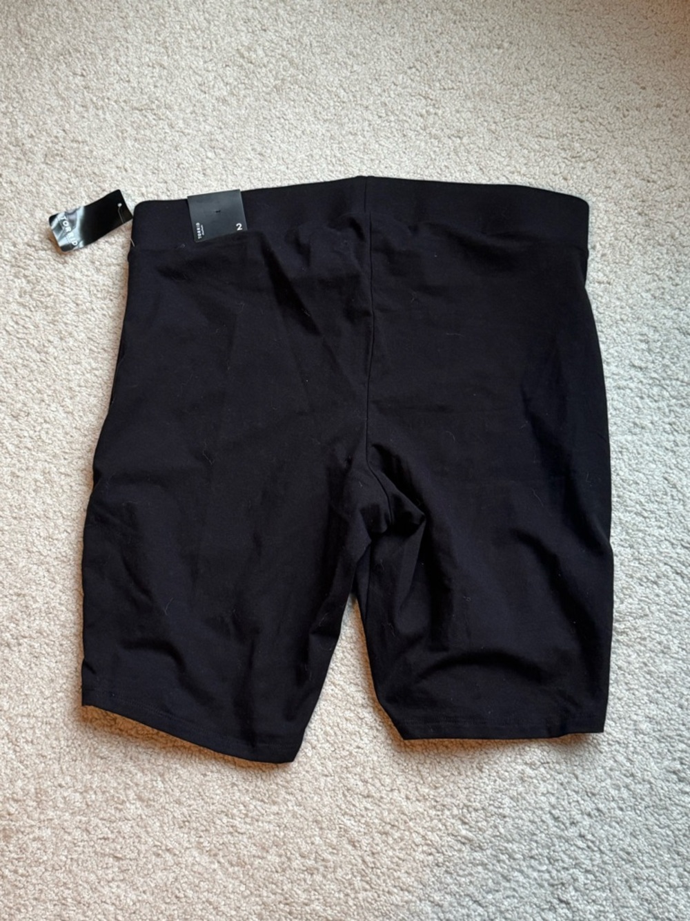 Torrid Black Women's Ripped Bike Shorts - Picture 2 of 4